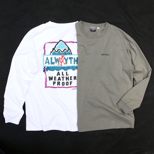 【新品未使用】ALWAYTH WEATHER PROOF ロゴTシャツ
