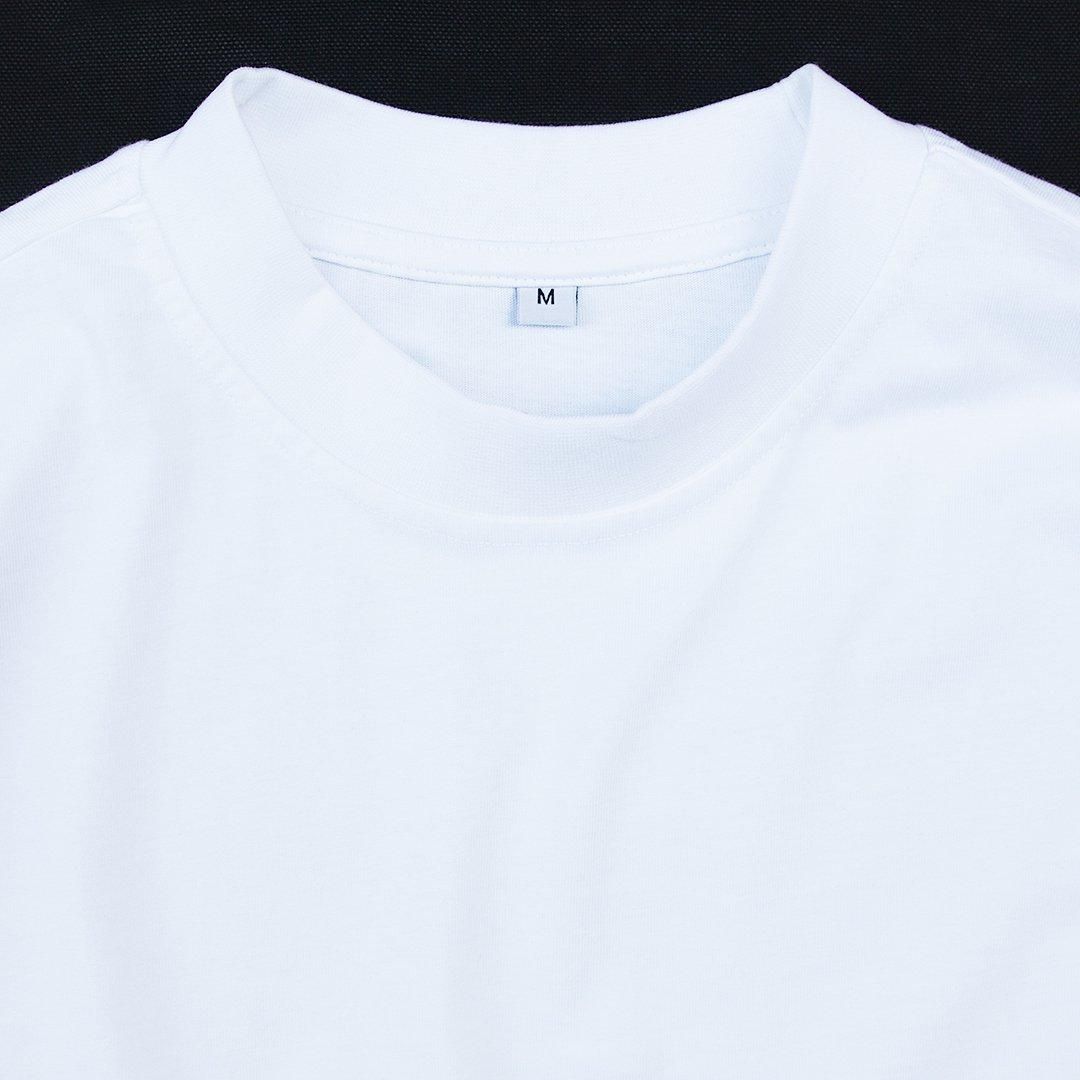 H BEAUTY＆YOUTH　MOCK NECK T-SHIRT Devon & Jones D420 - Unisex Sueded Jersey Mock Neck T-Shirt