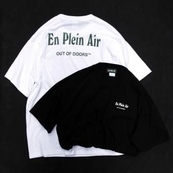props store ボーダーロンティー（日本製）　Black props store ボーダーロンティー（日本製） Black