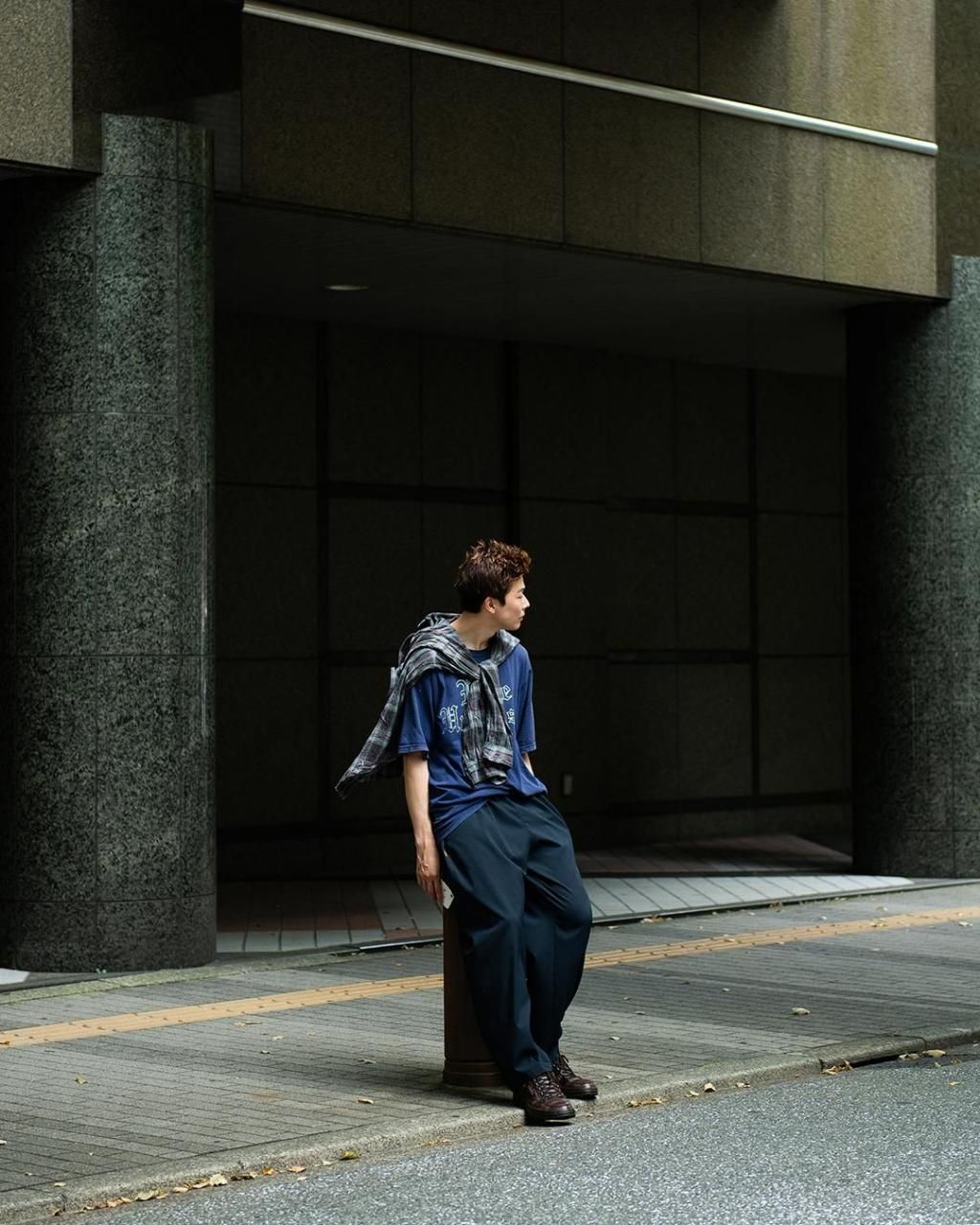 PROPS-STORE EASY TROUSERS ネイビーXS PROPS-STORE【アメリカンインポートアパレル＆スニーカーの