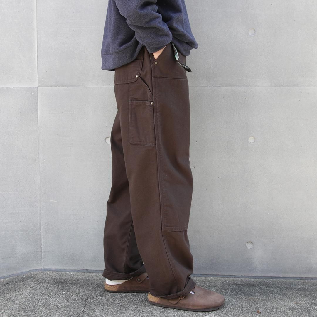 パンツ CARHARTT USA Work Cargo 36x32 Cordura Carhartt Men's Relaxed Fit Moss Canvas Carpenter Work Pants