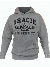 【グレイシー柔術】Gracie University 厚手パーカー（グレー）