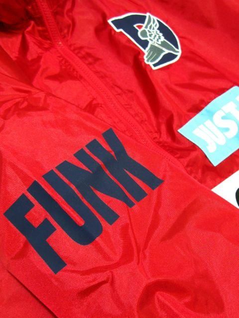 MANIC DEE] JUST DIG IT. FUNK 1992 FULL ZIP HOODIE NYLON