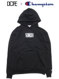 <img class='new_mark_img1' src='https://img.shop-pro.jp/img/new/icons8.gif' style='border:none;display:inline;margin:0px;padding:0px;width:auto;' />[DOPE] DOPE x Champion BOX LOGO HOODIE(BK)