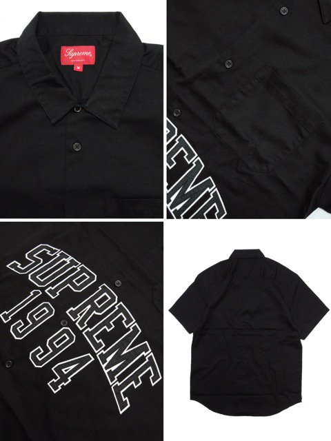 Supreme] Arc Logo S/S Work Shirt - FLASH POINT Web Shop