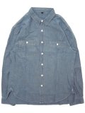 <img class='new_mark_img1' src='https://img.shop-pro.jp/img/new/icons8.gif' style='border:none;display:inline;margin:0px;padding:0px;width:auto;' />[OG BLANK] L/S Chambray Work Shirt 