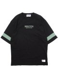 <img class='new_mark_img1' src='https://img.shop-pro.jp/img/new/icons20.gif' style='border:none;display:inline;margin:0px;padding:0px;width:auto;' />[DOUBLE STEAL] BIG LINE FOOTBALL TEE(BK)