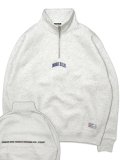 <img class='new_mark_img1' src='https://img.shop-pro.jp/img/new/icons8.gif' style='border:none;display:inline;margin:0px;padding:0px;width:auto;' />[DOUBLE STEAL] Round Logo HALF ZIP SWEAT(AS)