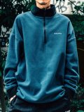 <img class='new_mark_img1' src='https://img.shop-pro.jp/img/new/icons8.gif' style='border:none;display:inline;margin:0px;padding:0px;width:auto;' />[SUBCIETY] FLEECE HALF ZIP TOP(BL)