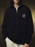 <img class='new_mark_img1' src='https://img.shop-pro.jp/img/new/icons8.gif' style='border:none;display:inline;margin:0px;padding:0px;width:auto;' />[CLUCT] OG HALF ZIP SWEAT(BK)