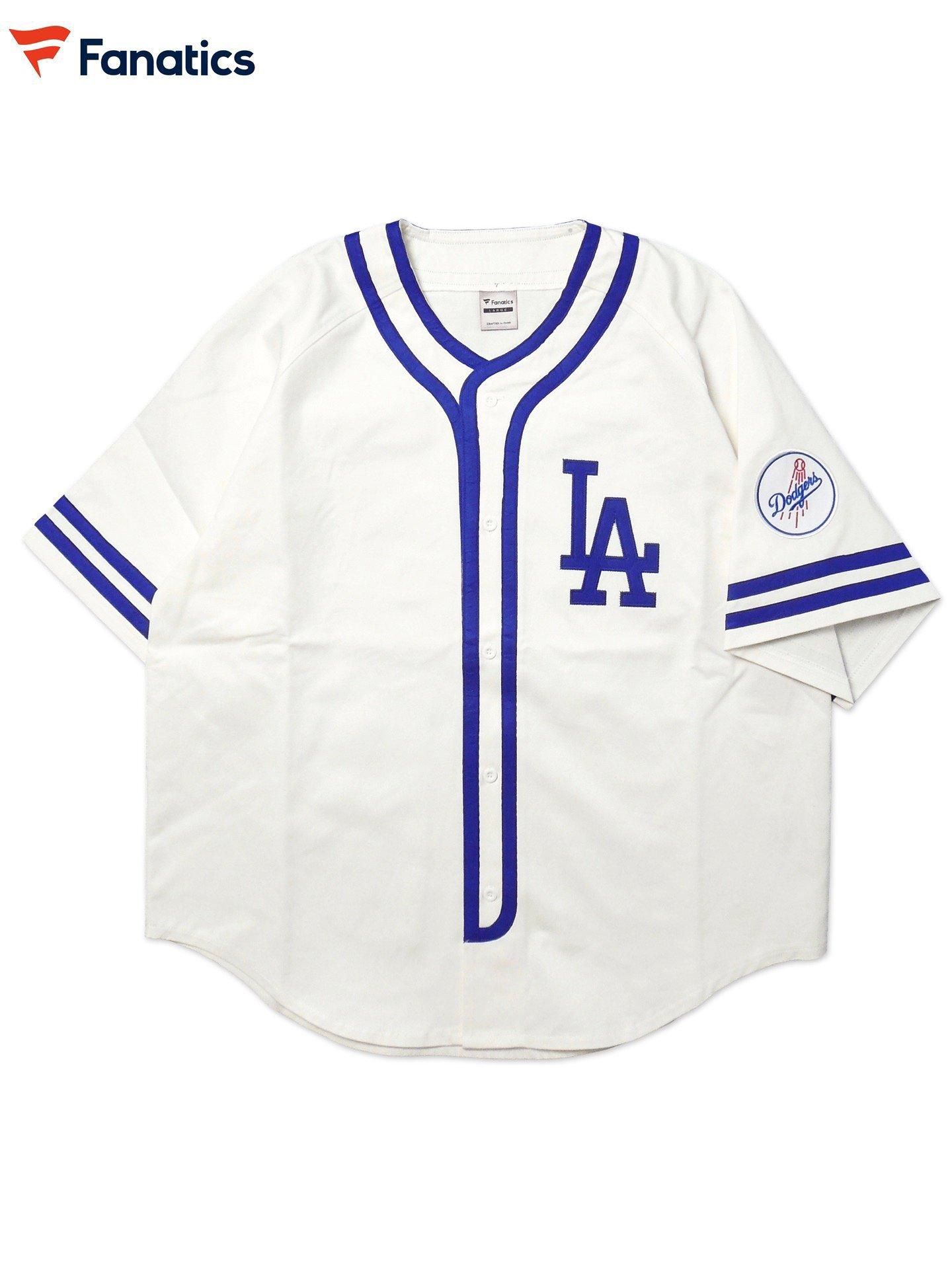 FANATICS] MLB LA DODGERS BASEBALL SHIRT「販路限定モデル