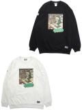 <img class='new_mark_img1' src='https://img.shop-pro.jp/img/new/icons8.gif' style='border:none;display:inline;margin:0px;padding:0px;width:auto;' />[MANIC DEE] MFD ILLUST PATCH CREW SWEAT