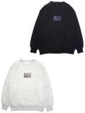 <img class='new_mark_img1' src='https://img.shop-pro.jp/img/new/icons56.gif' style='border:none;display:inline;margin:0px;padding:0px;width:auto;' />[FLASH POINT] THROW UP TWO LOGO HEAVY WEIGHT C/N SWEAT(BK/AS)
