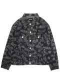<img class='new_mark_img1' src='https://img.shop-pro.jp/img/new/icons8.gif' style='border:none;display:inline;margin:0px;padding:0px;width:auto;' />[MISHKA] ALL OVER GRAFF BLACK DENIM JACKET
