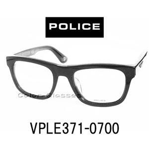 リントンモ Police ブラック セル アセテート メガネ 度無し伊達メガネやpcメガネに Optタマキ ポリス Vple371 0700 サイズ