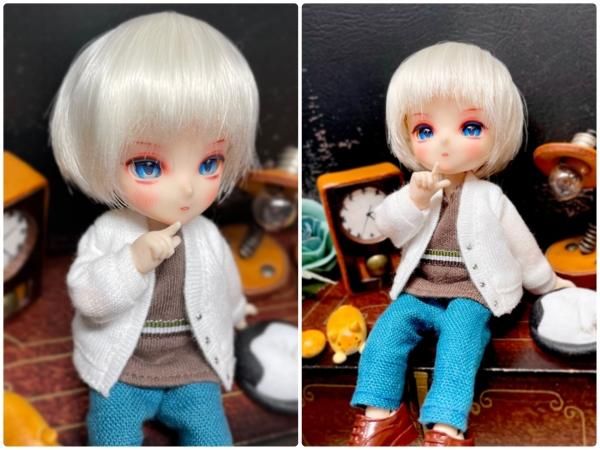 OB11ドールヘッド　オビツ11ドール　ヘッド カスタムヘッド OBドールヘッド [HAKASE］ - HELMI