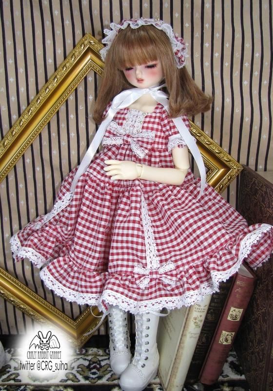 お歳暮 人気 MSD MDD CRGさんから新 SDMサイズふりふりキュートなドール服 服、靴