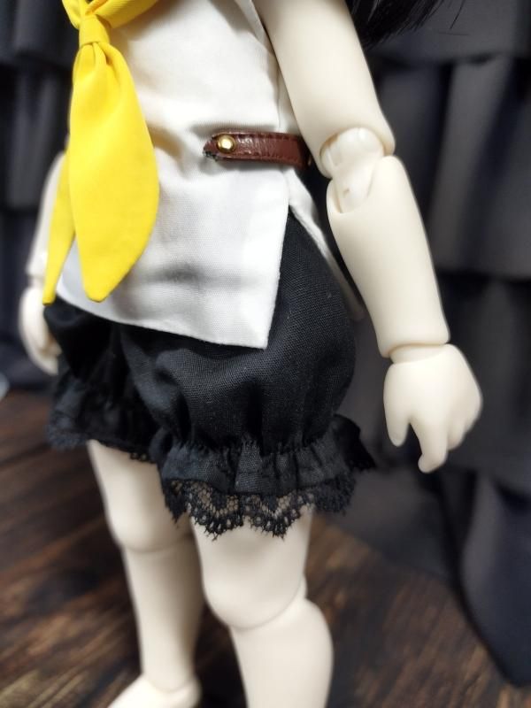 ネジト博士　オオカミポンチョとかぼちゃのパンツ 5340 オオカミの子（大）座り：おもちゃ：百町森