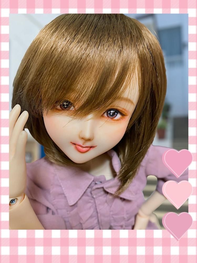 handmade♡1/6カスタムドールヘッド☆莉奈☆オビツ01 Yahoo!オークション - 1/6 カスタムドールヘッド オビツ01 困り