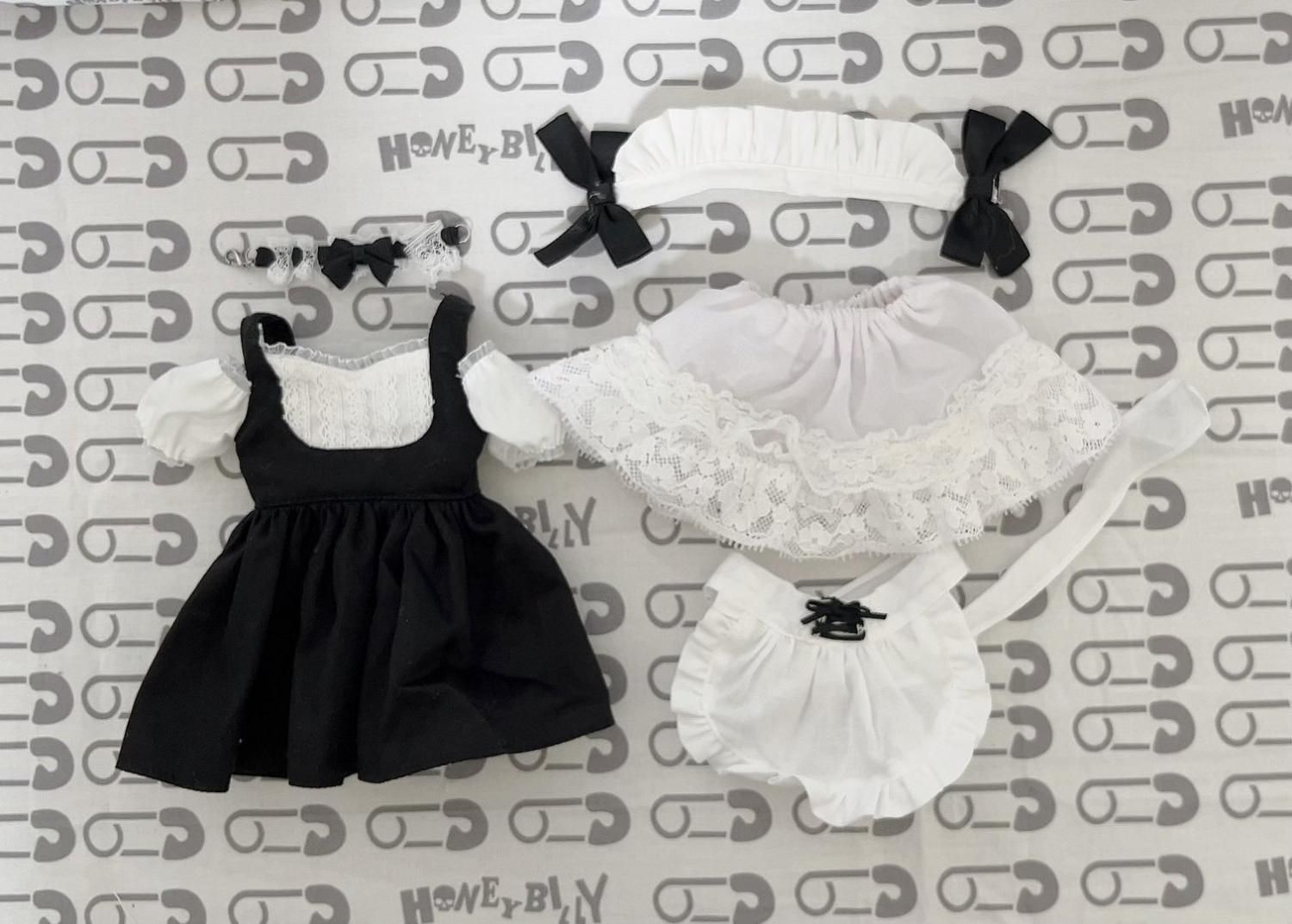 受注】MDD メイド服5点セット HONEY SLASH! - ブライス