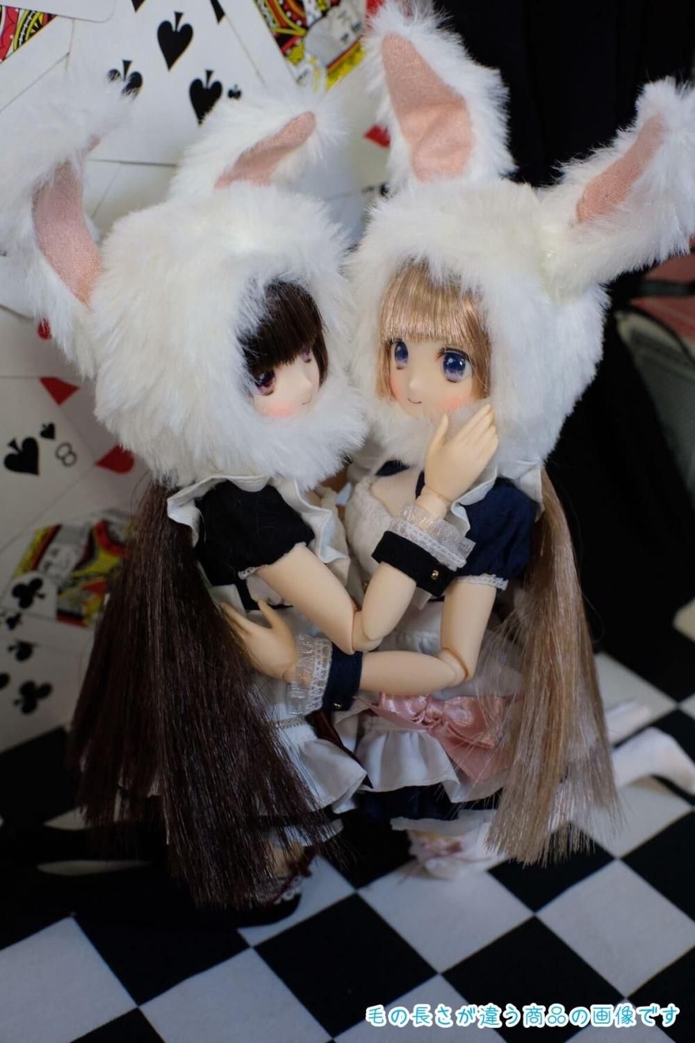 ピュアニーモヘッドサイズ 耳が動くうさぎ帽子 海熊堂 - ブライス