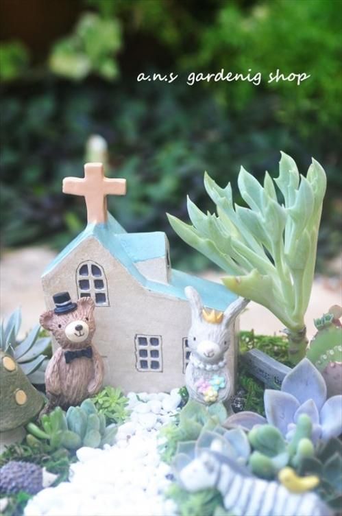 多肉寄せ植え✿箱庭✿うさぎ KOKO様専用)多肉寄せ植え✿うさぎ✿箱庭