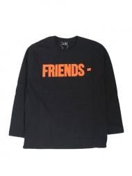 VLONE/FRIENDS LS TEE(BLACK)<img class='new_mark_img2' src='https://img.shop-pro.jp/img/new/icons1.gif' style='border:none;display:inline;margin:0px;padding:0px;width:auto;' />