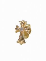 CHROMEHEARTS/EARRING PC-STUD-CH CROSS GOLD/DIAMOND<img class='new_mark_img2' src='https://img.shop-pro.jp/img/new/icons1.gif' style='border:none;display:inline;margin:0px;padding:0px;width:auto;' />