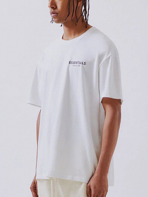 S FOG ESSENTIAL Boxy T-Shirt white 〔1〕