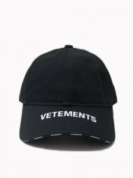 VETEMENTS/Flat White Vetements Cap Black