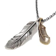 S.O.S/Old Feather Necklace<img class='new_mark_img2' src='https://img.shop-pro.jp/img/new/icons55.gif' style='border:none;display:inline;margin:0px;padding:0px;width:auto;' />