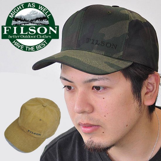 フィルソン Filson キャップ Camo Logger Cap メンズ 帽子 迷彩 カモ柄 936 Made In Usa 6パネルキャップ