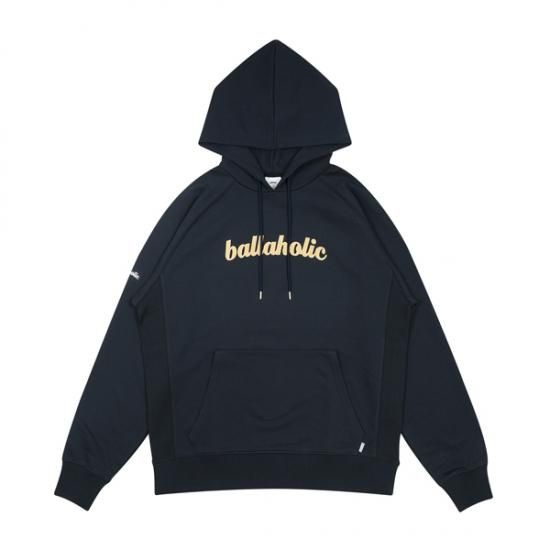 ballaholic ボーラホリック パーカー Logo Printed Sweat Hoodie (navy ...