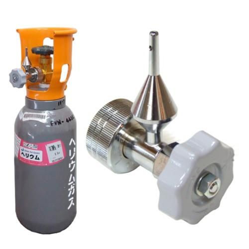 レンタル ヘリウムダルマボンベ500l 手締めニードル 取り付けて発送 付き 風船 ヘリウム通販ショップ風船ルーム