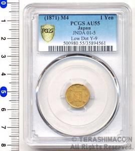 天保小判金 極美品 無刻印 PCGS AU55 1837-1858年 古銭 コイン
