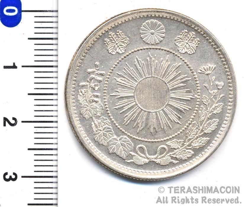 試鋳貨　竜50銭 銀貨　黄銅打ち　寺島コインでの購入品 183849168_o4.jpg?