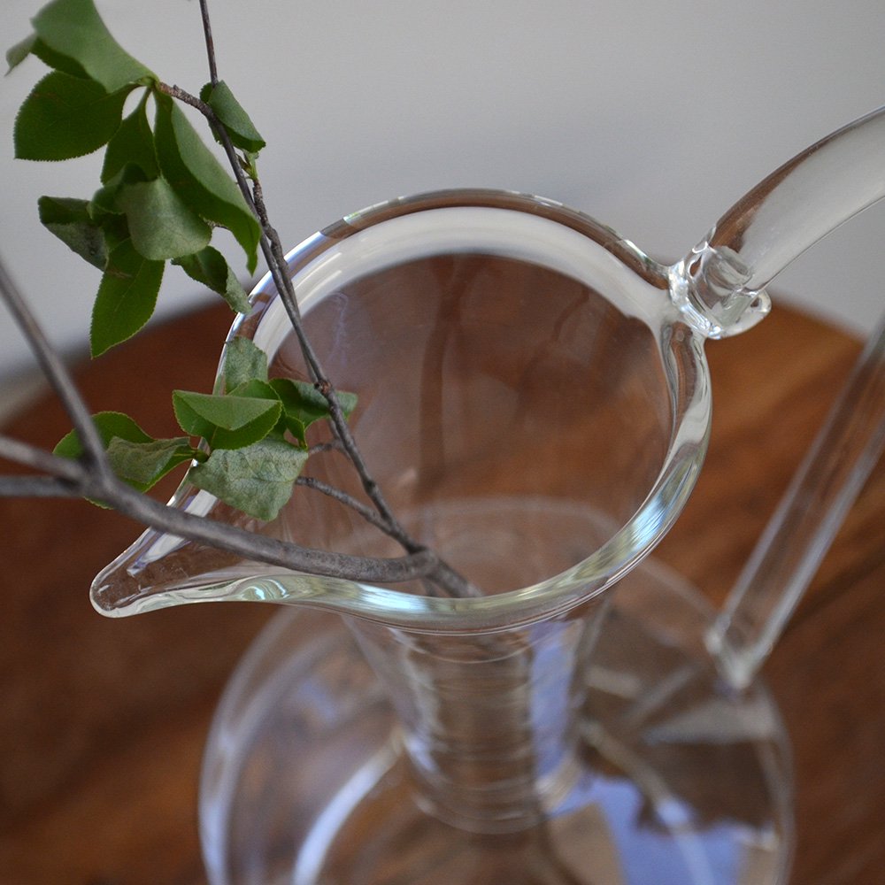 送料無料 インテリアアート・ガラスベース ハンドル フラワーベース ガラス 装飾 ディスプレイ 花瓶 一輪挿し 北欧 雑貨 置物 ガラス瓶 瓶 自然  ナチュラル - CORIGGE MARKET《公式》 オリジナル家具・インテリア・照明