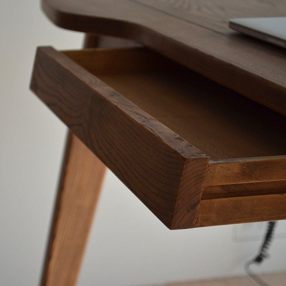 ビィンティージ/木製クラシック文机/ 6引き出し/無垢材 ビィンティージ/木製クラシック文机/ 6引き出し/無垢材 i