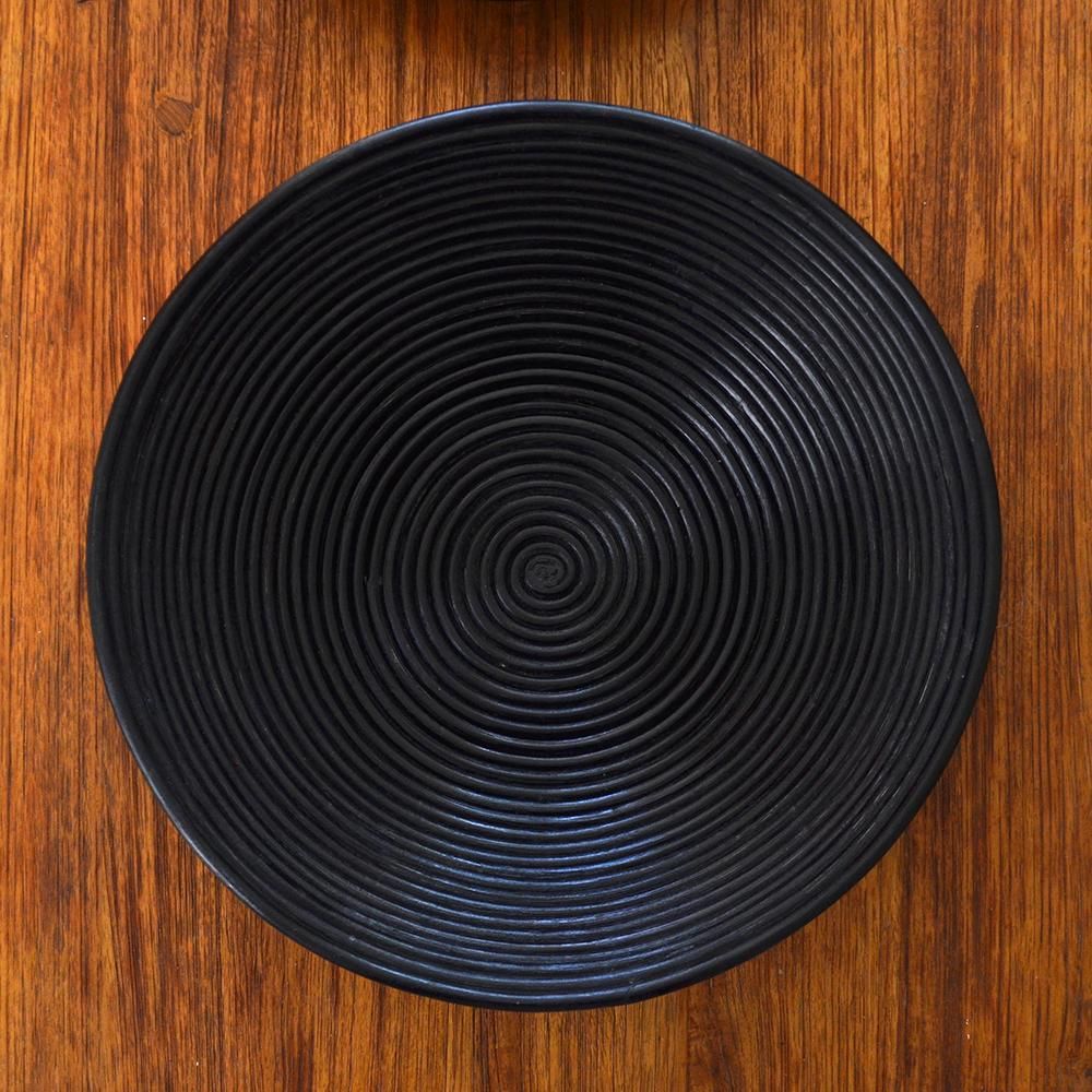 送料無料 ラタンコア・シリーズ《ラウンドトレイ》Lサイズ