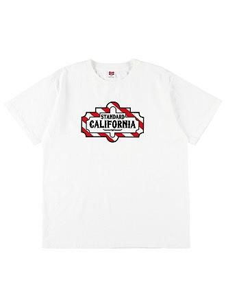 スタンダードカリフォルニア　USコットン　インディゴロゴT SDリミテッド スタンダードカリフォルニア USコットン インディゴロゴT SD