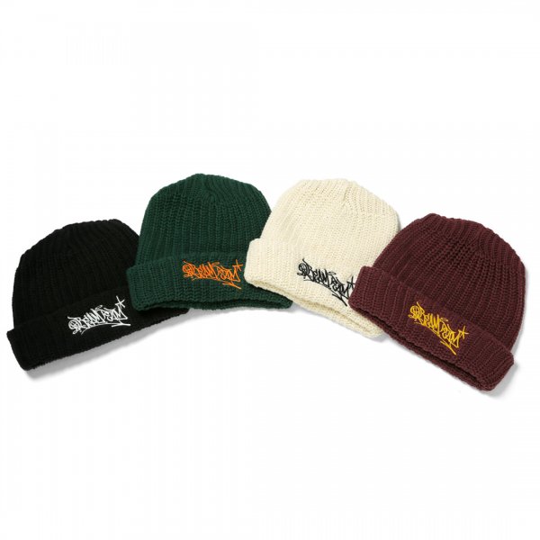 Tagging Embroidery Beanie Cap