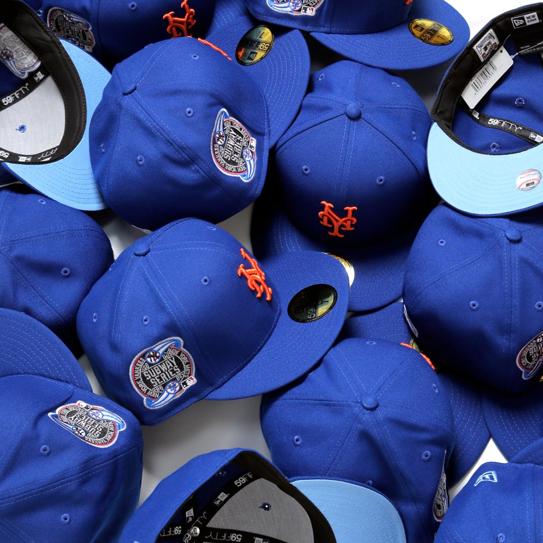New York Mets Subway Series New Era 59Fifty Fitted Cap Light Royal