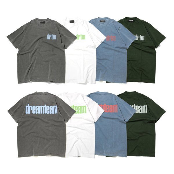 dreamteam Logo Heavy Weight Garment Dye T-shirts