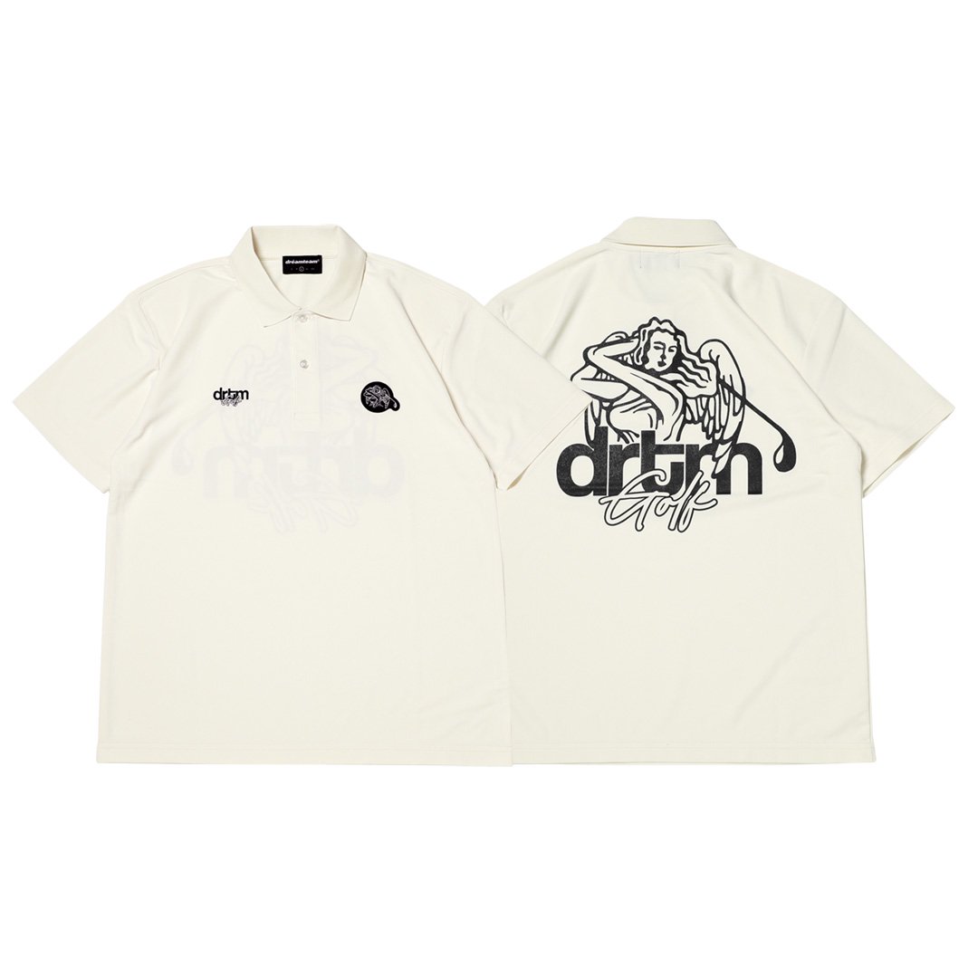 Dreamteam Golf Goddess logo Polo Shirts - DREAM TEAM ONLINE SHOP