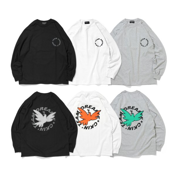 <img class='new_mark_img1' src='https://img.shop-pro.jp/img/new/icons20.gif' style='border:none;display:inline;margin:0px;padding:0px;width:auto;' />DFT Peace Pigeon Long Sleeve T-Shirts