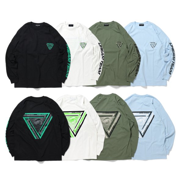 DT Triangle Logo Long Sleeve T-Shirts