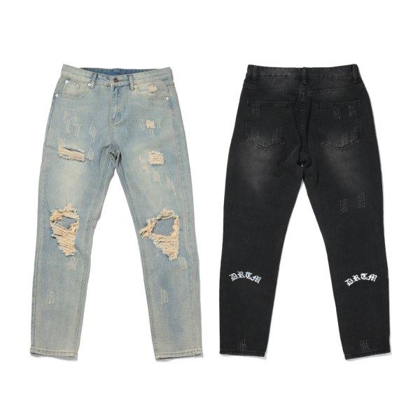 <img class='new_mark_img1' src='https://img.shop-pro.jp/img/new/icons35.gif' style='border:none;display:inline;margin:0px;padding:0px;width:auto;' />DRTM Old Logo Clash Denim Pants