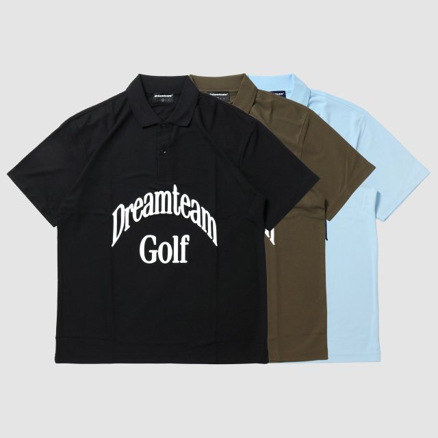 Dreamteam Golf Arch logo Polo Shirts