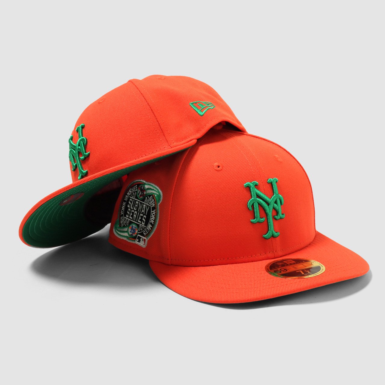 <img class='new_mark_img1' src='https://img.shop-pro.jp/img/new/icons35.gif' style='border:none;display:inline;margin:0px;padding:0px;width:auto;' />New York Mets Subway Series New Era Low Profile 59Fifty Cap Orange