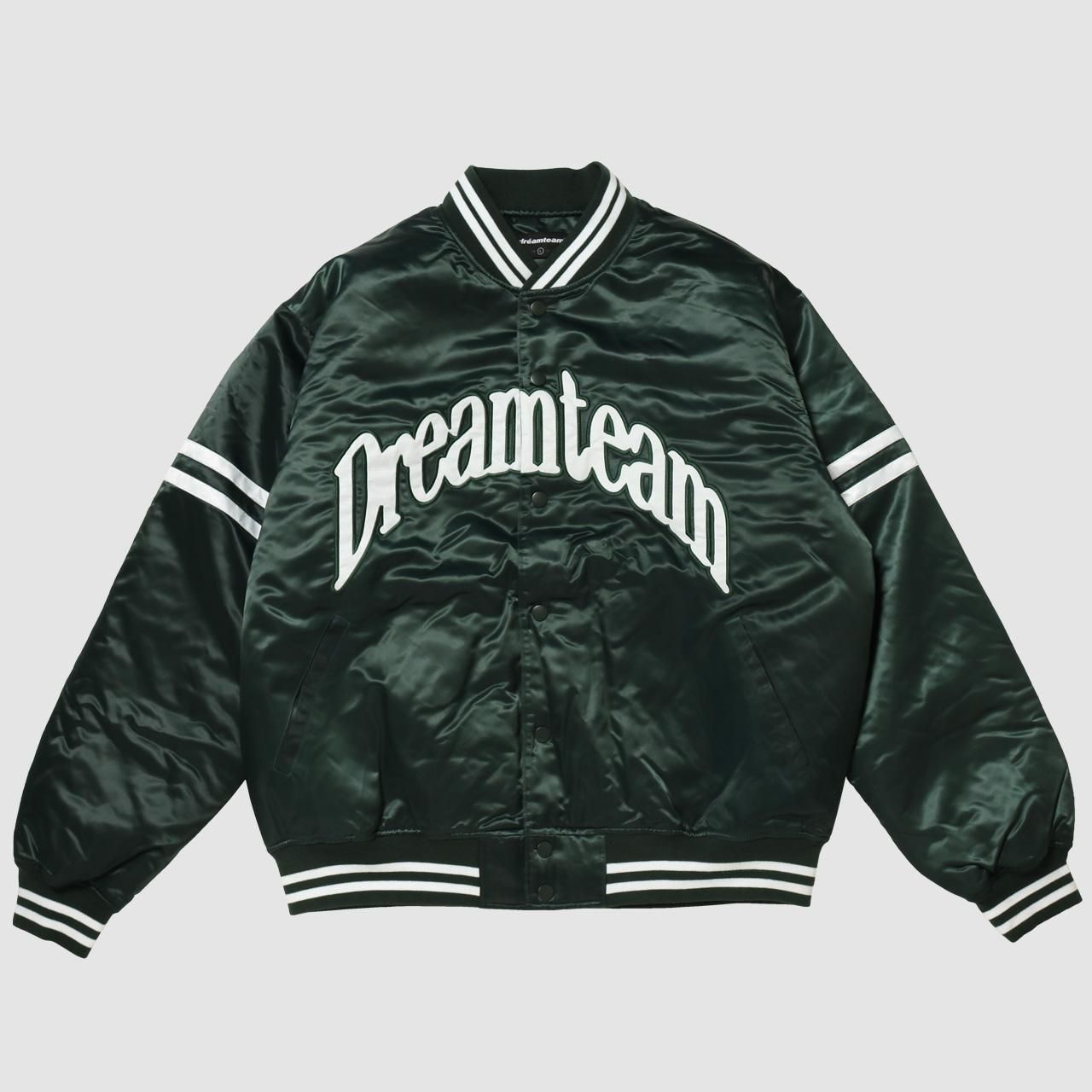 Dreamteam Arch logo Satin Bomber Jacket - DREAM TEAM ONLINE SHOP Dreamteam Arch logo Satin Bomber Jacket - DREAM TEAM ONLINE SHOP